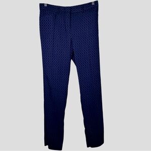 Mario Serrani Italy Women’s Navy and Black Geometric Print Dress Pants - Size 6